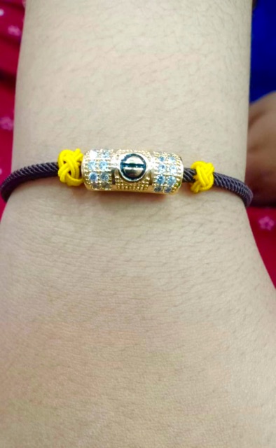 Gelang tangan wanita/ gelang rajut/ gelang lapis emas