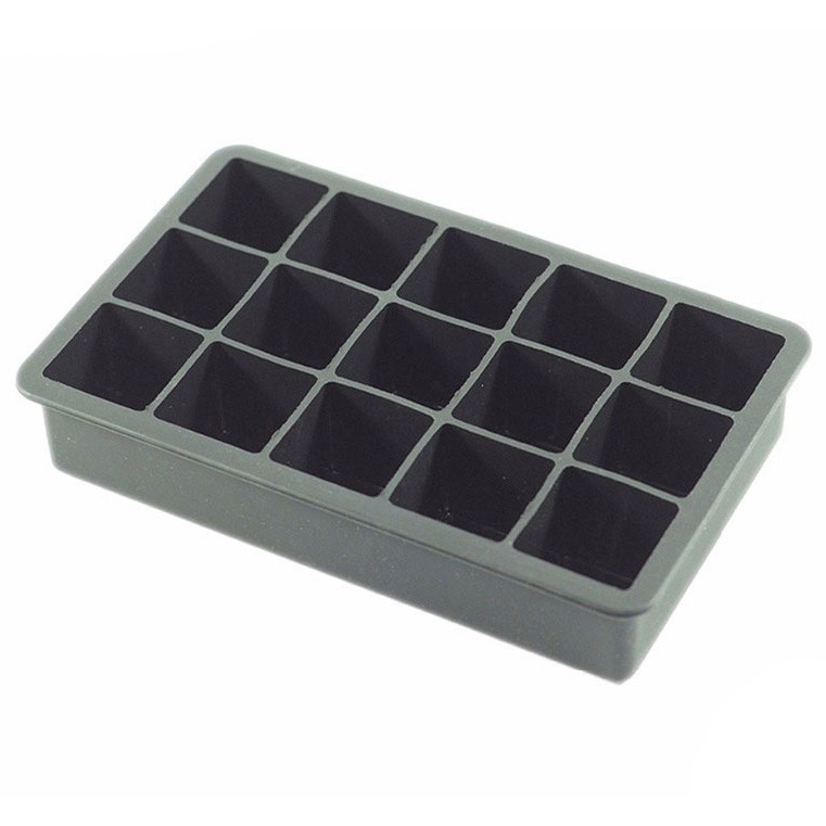 [DAILY USE - UNIK] - Cetakan Es Batu Model Cube 15 Hole - DY0971 - Black