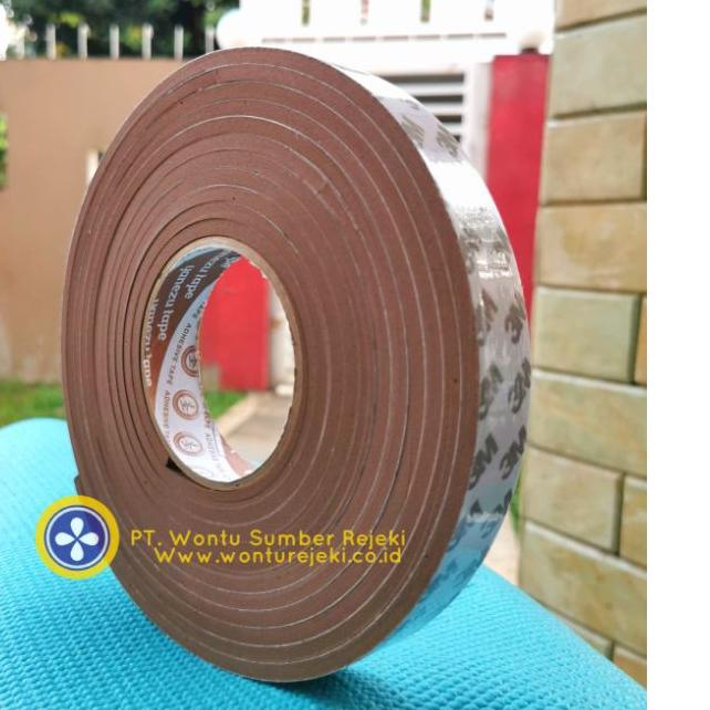 

♂ single tape coklat dgn lem 3M ukuran lebar 24mm tebal 5mm panjang 5 Meter ☜