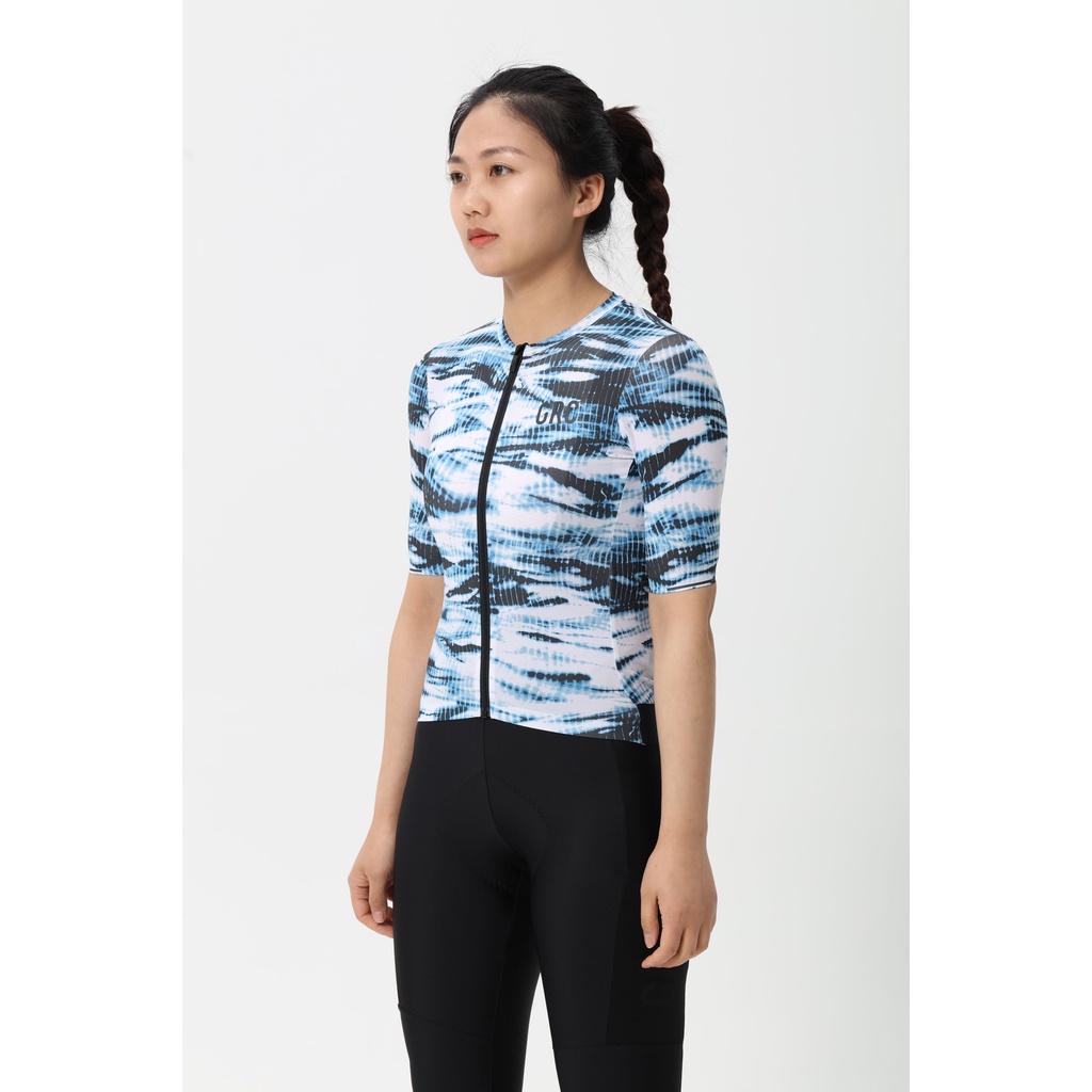 GRC Jersey Sepeda Women Digital Print ICE BLUE Cycling Jersey