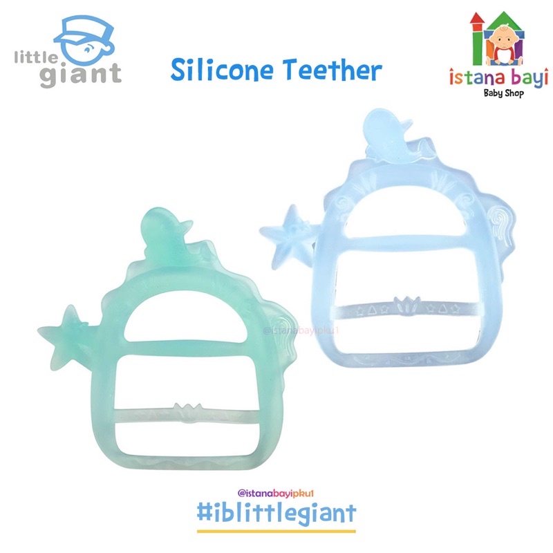 Little Giant LG 1205 Gloves Silicone Teether - Gigitan Bayi