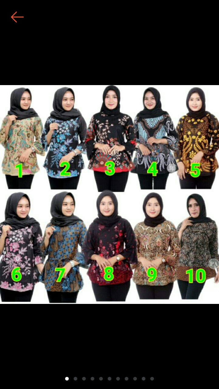Atasan Batik Dolby Dolbi Dobby Doby Tenun Sutra Tulis Halus Katun Atbm Baron ,sarombit Atasan
