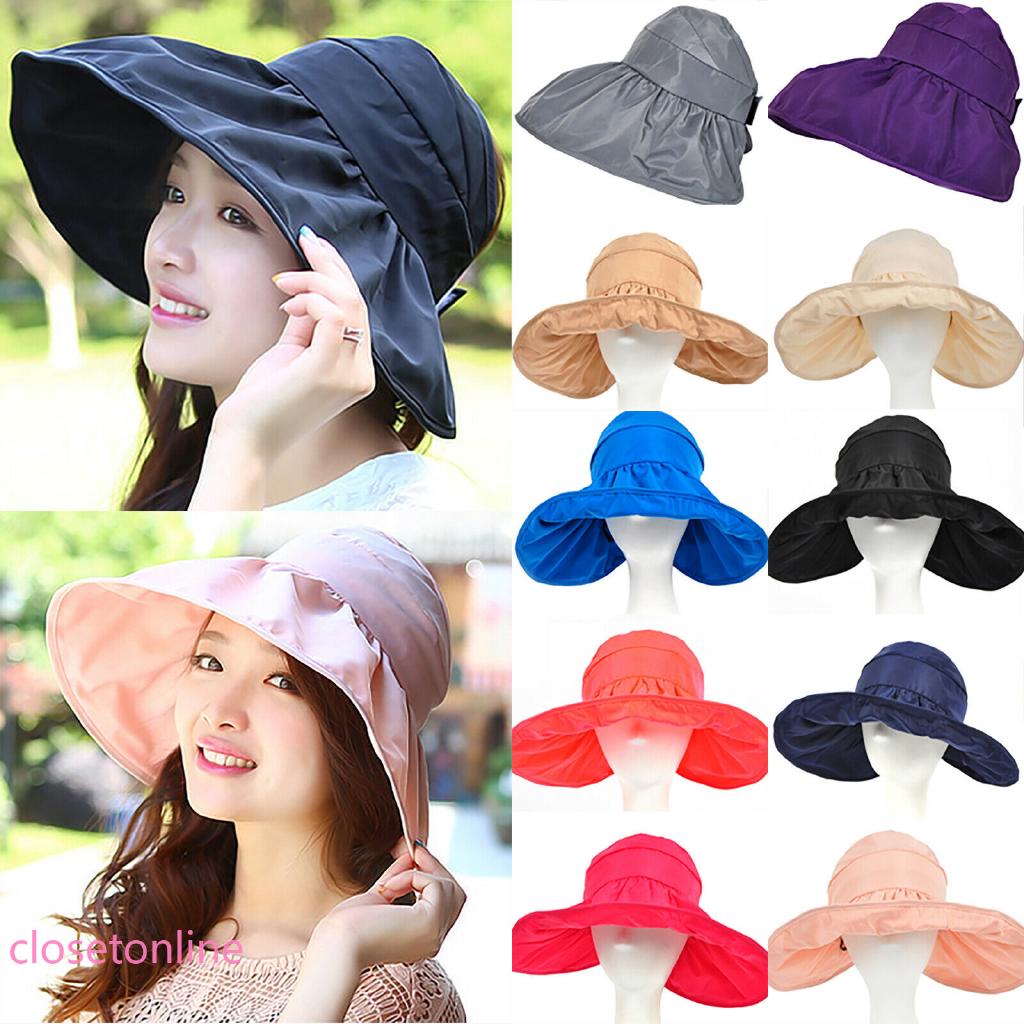 foldable wide brim sun hat
