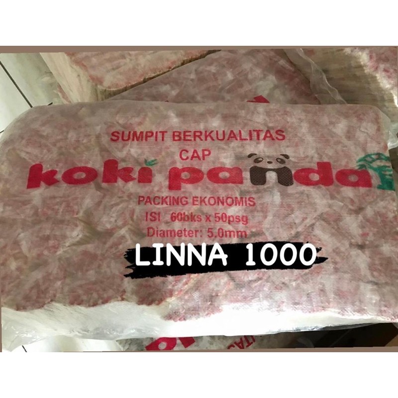 sumpit bambu koki panda