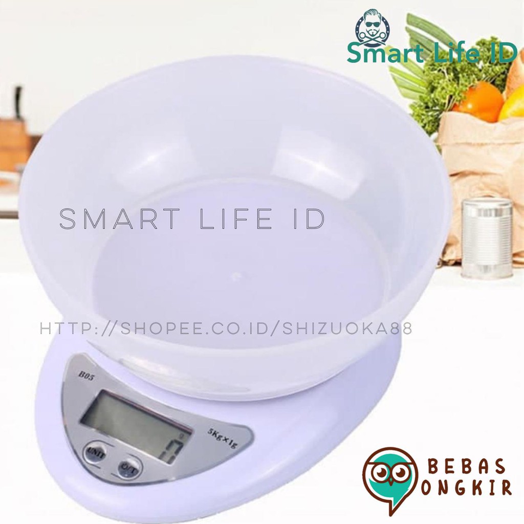 Timbangan Dapur Digital Mangkok Electronic Kitchen Scale Timbangan Kue Digital B-05