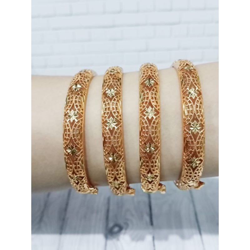 gelang xuping dubai/gelang xuping bangkok/lapis emas