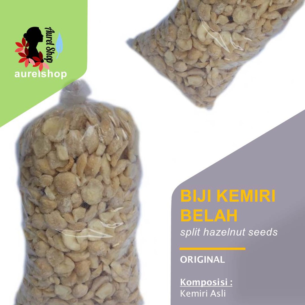 

Biji Kemiri Pecah 1 kg / Kemiri Belah