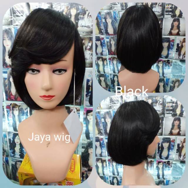 WIG BOB PENDEK PONI SAMPING /RAMBUT PALSU /WIG PENDEK