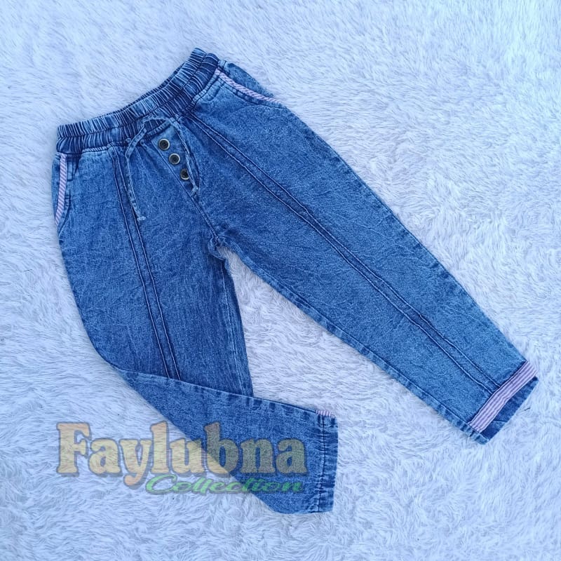 Baggy Jeans Anak Perempuan 3-5 Tahun / Celana Jeans Terbaru Anak // Celana Panjang Anak Balita / Jeans Baggy