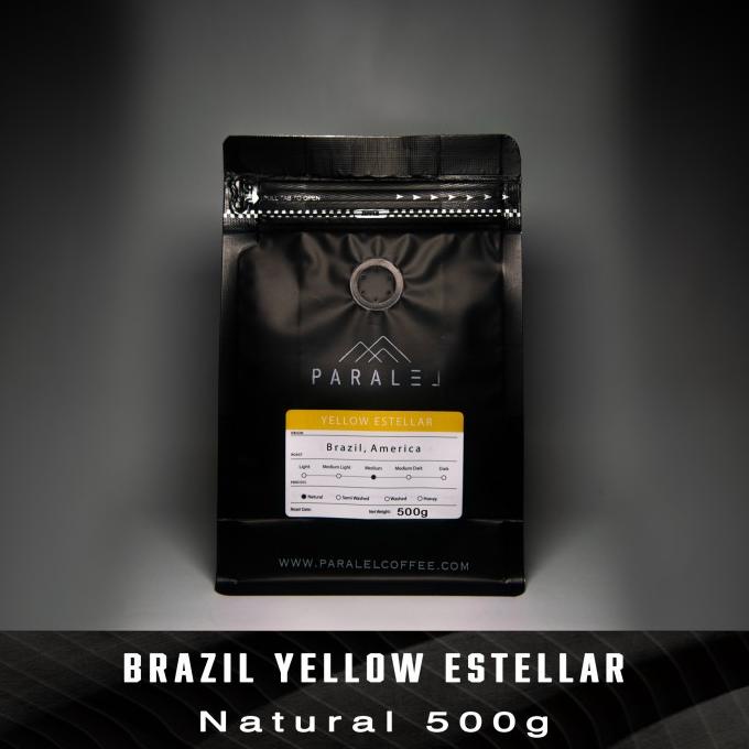 

Brazil Yellow Estellar Arabica Cattura 500g biji kopi coffee beans