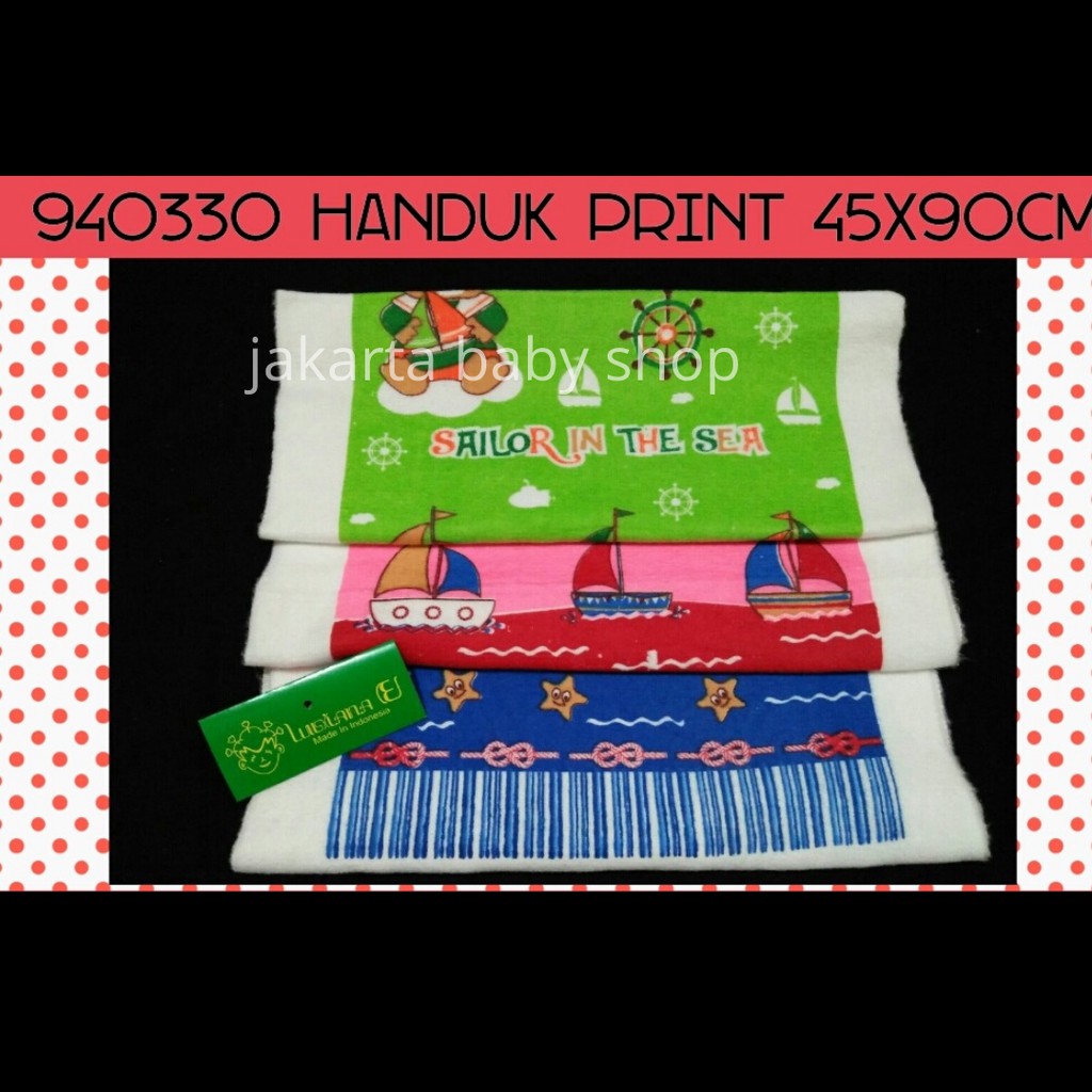 HANDUK BAYI PRINT/ HANDUK BAYI MICROFIBER CINTAKA