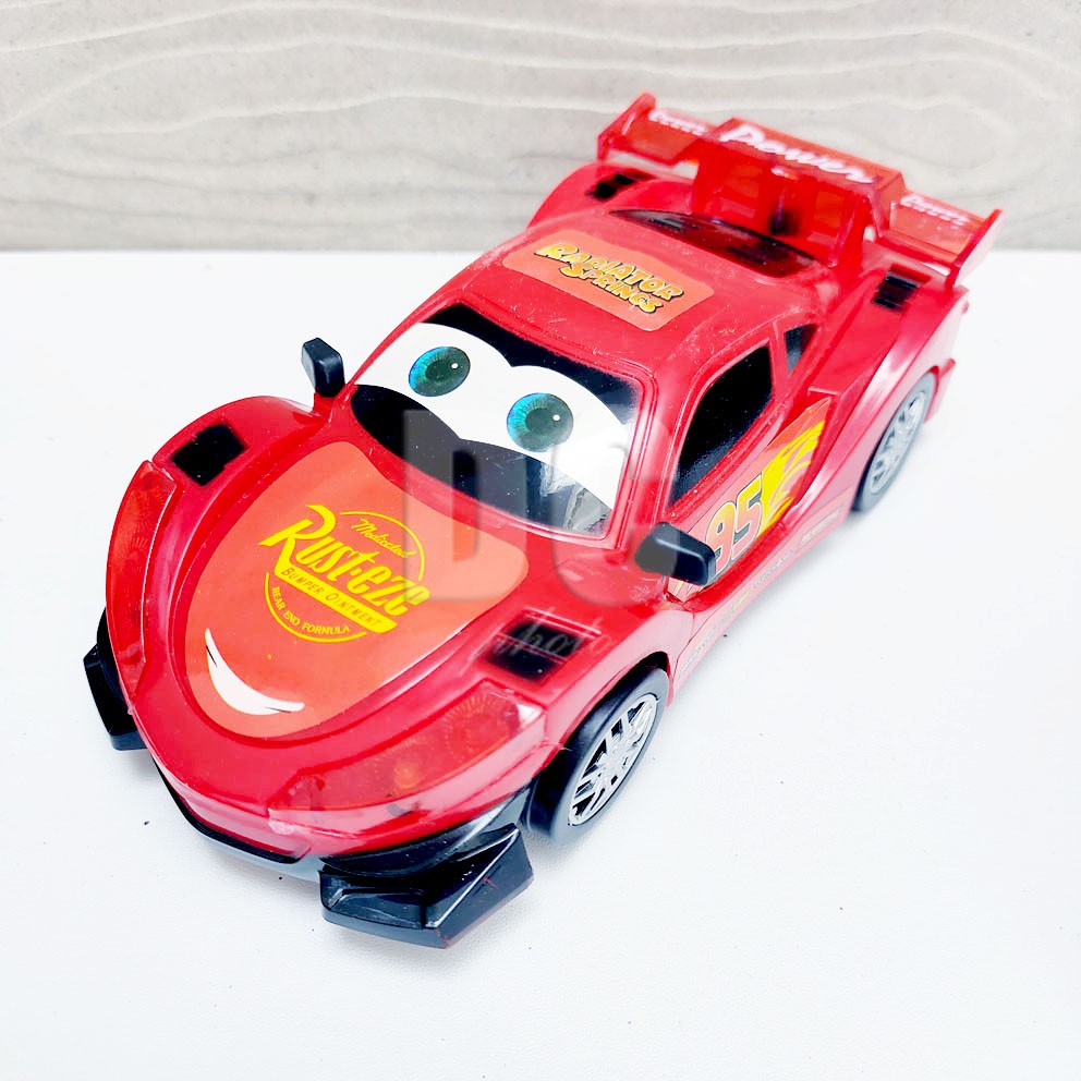 Super Racing Cars 3 Mainan Mobil Balap Lightning Musik Lampu Nyala