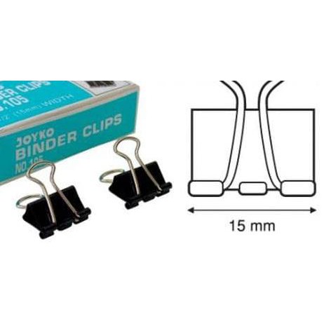 

☉ Binder Clip / Penjepit No 105 Joyko ( Isi 144 Klip ) - 15mm ✮