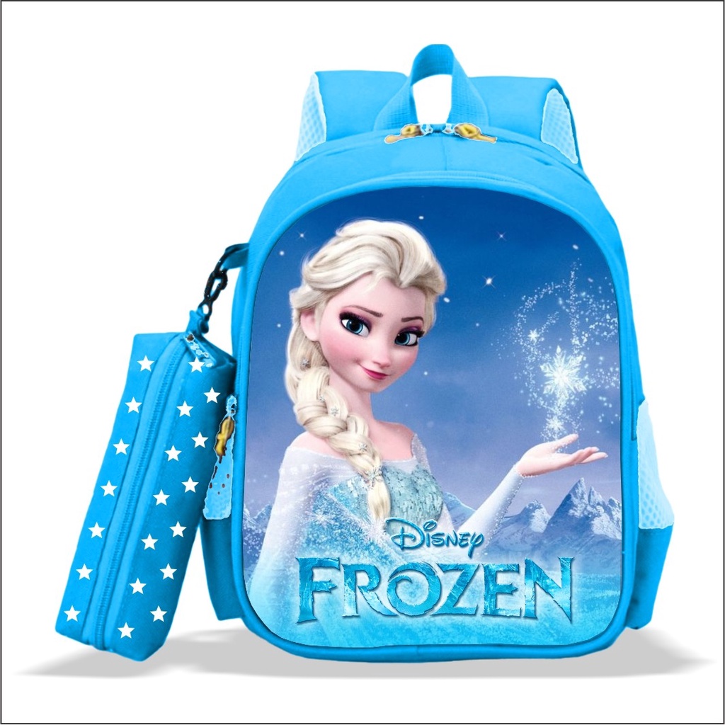 PREMIUM Tas Anak Perempuan Karakter FROZEN ELSA  NEW Tas Anak Perempuan Sekolah SD TK PAUD Kekinian 