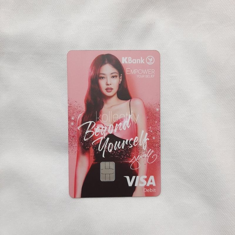 BLACKPINK Jennie KBank Photocard pc