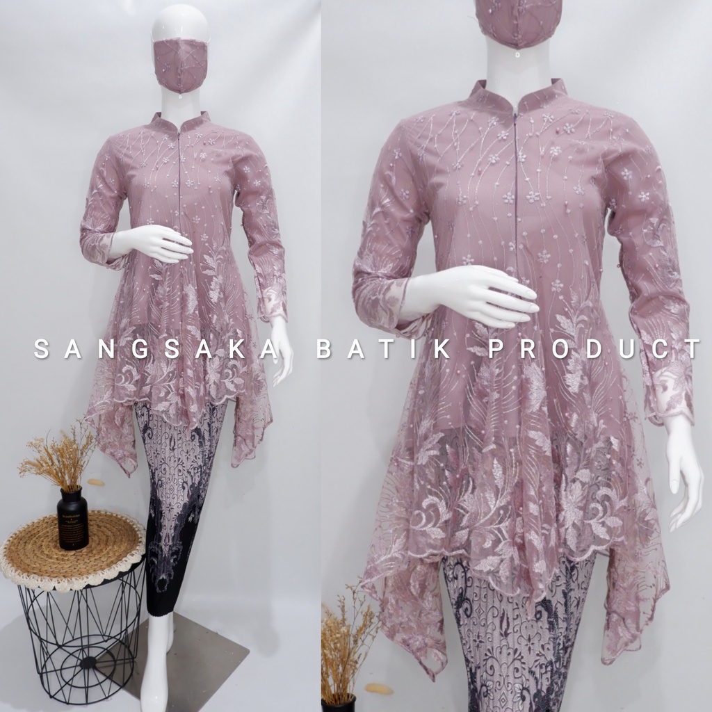 Kebaya tunik brokat / kebaya modern / kebaya busui /  kebaya favorite / kebaya sanghai