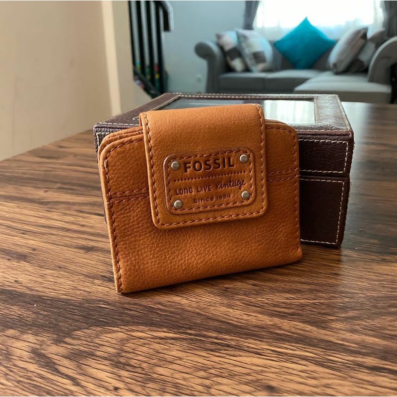 Preloved dompet Fossil Mercer bifold
