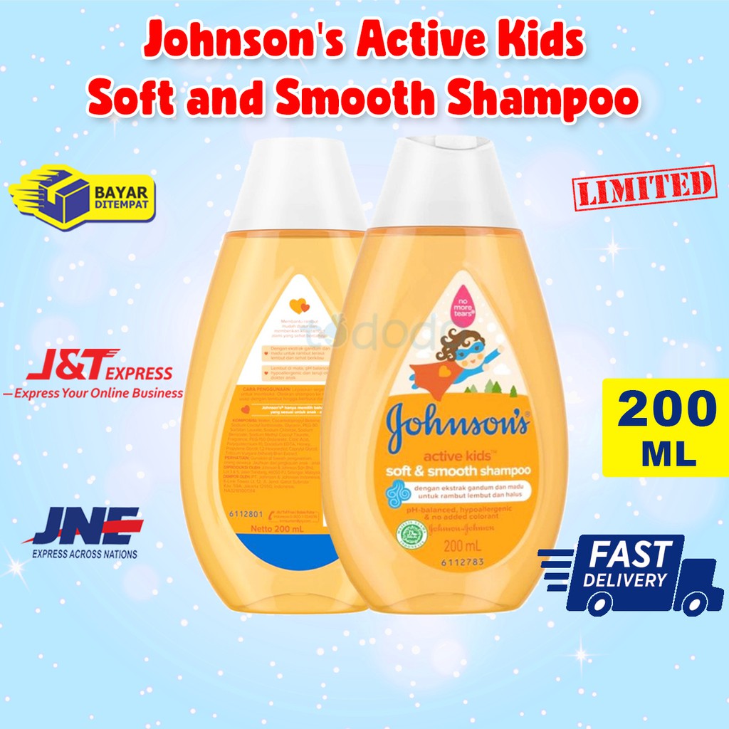 Johnson's Active Kids Soft and Smooth Shampoo 200 ml