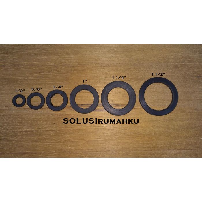 Jual Seal Karet 3/4 inch u/ Mur Sanyo Kuningan Pompa Air 125 /SEMI jet pump Berkualitas