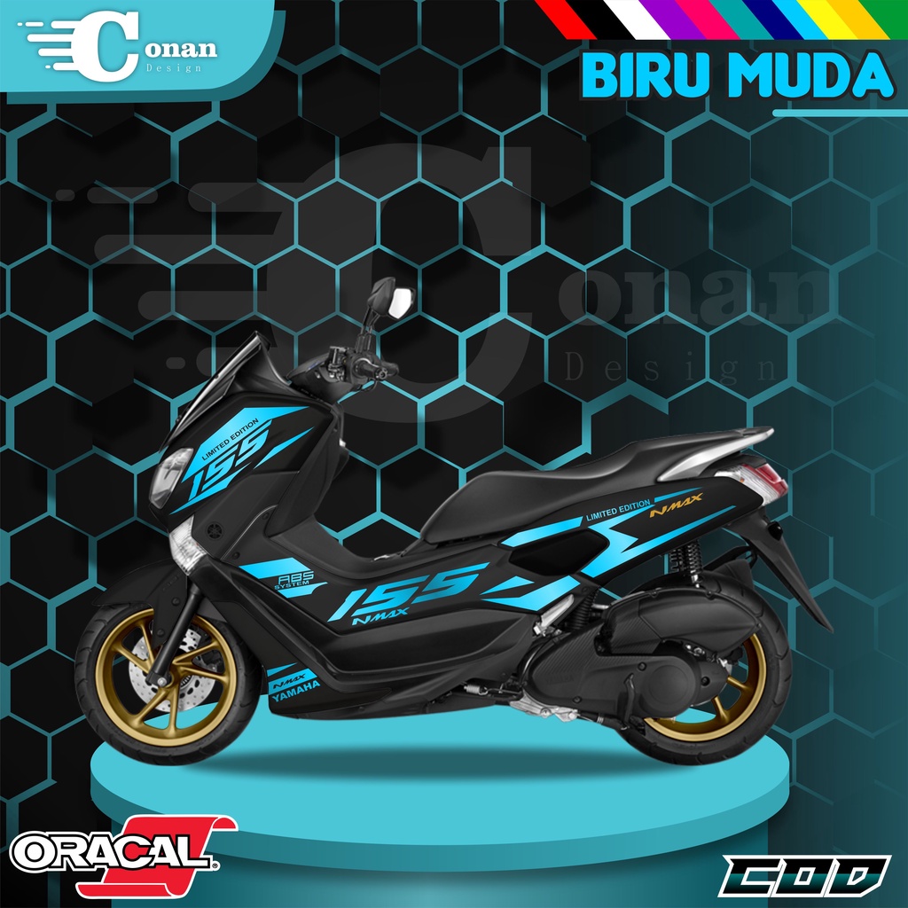 Aksesoris Motor Nmax Cutting Sticker Nmax Stiker Motor Nmax Striping Nmax 2019 All Nmax - NMxB12
