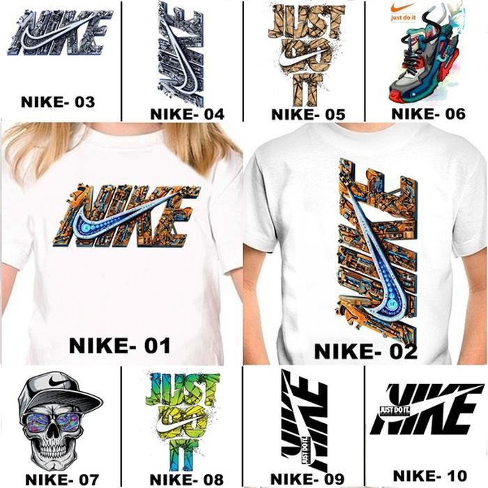 perlengkapan anak perempuan Kaos / Baju NIKE ANAK 20 DESAIN (FREE TULISAN/NAMA) Limited