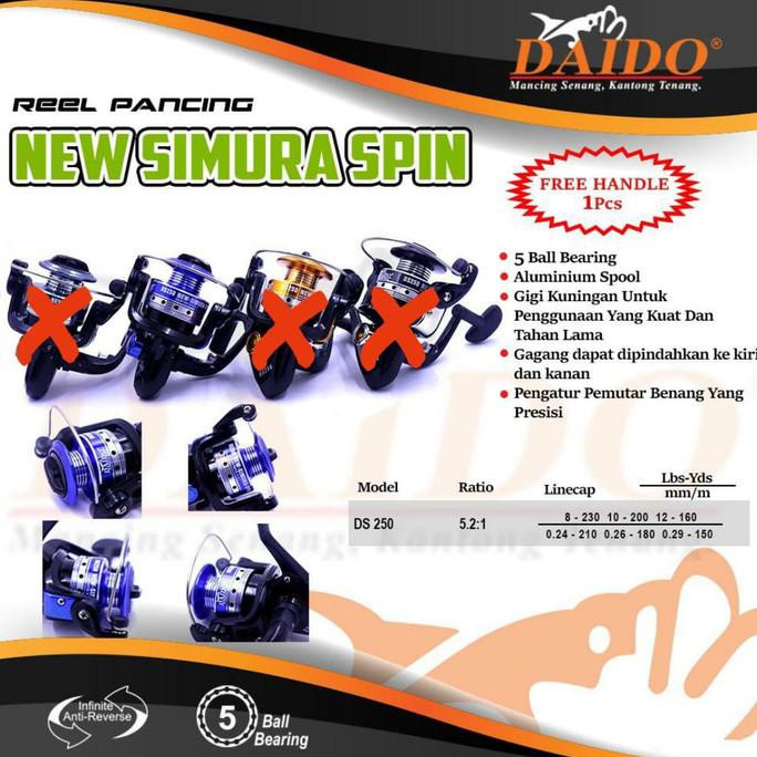 REEL MURAH FREE SPAREPART DAIDO KOLAM