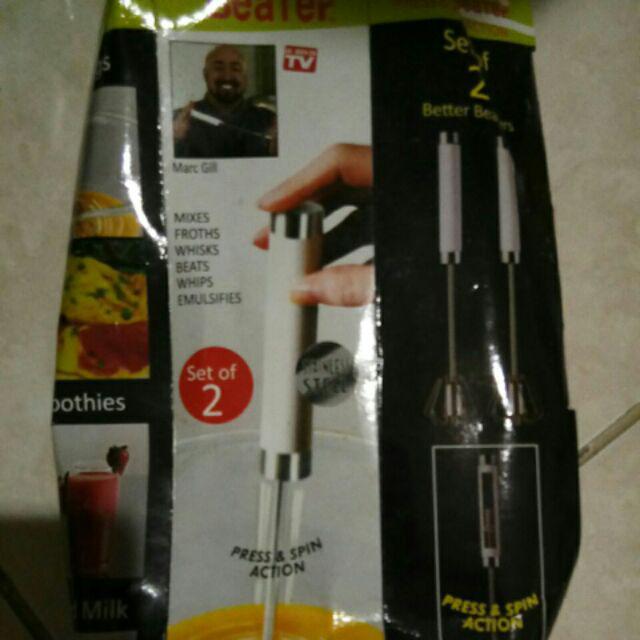 Hand Mixer Manual Better Beater Milk Frother Whisker