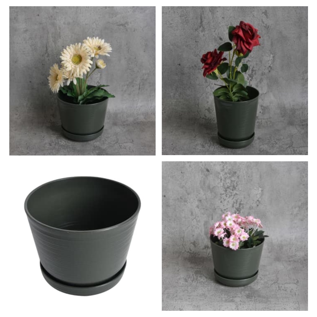 ACE Clover Pot Tanaman Athena - Hijau Tua