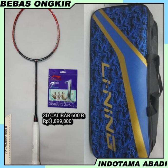 Mtidb- Raket Badminton - Lining 3D Calibar 600B - Original _3G451I0V4