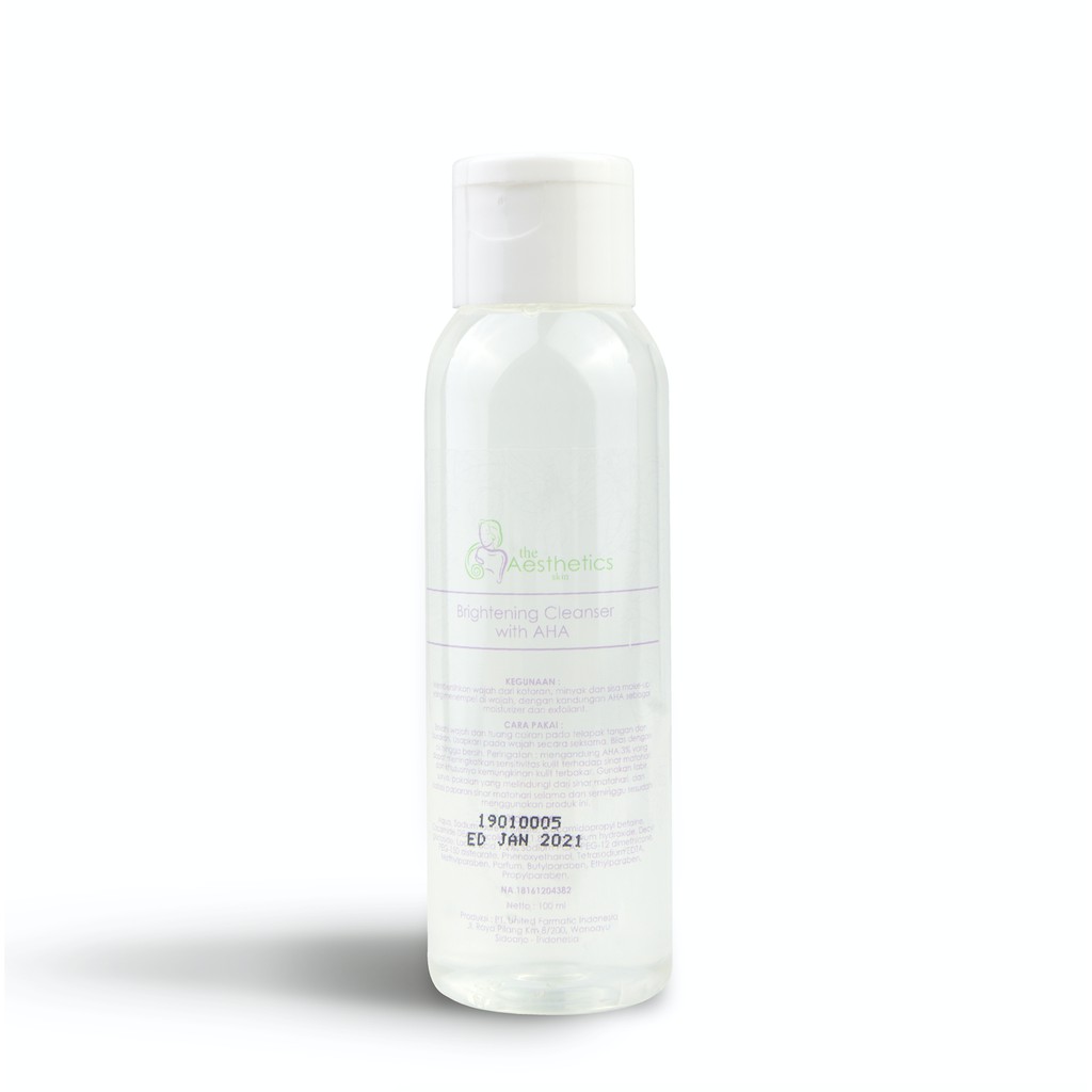 The Aesthetics Skin Brightening Cleanser with AHA