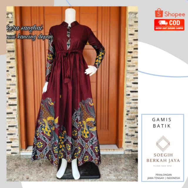 Gamis Batik Syari Pekalongan