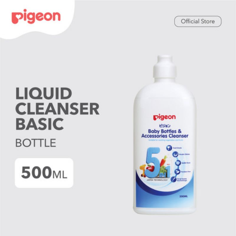 Pigeon Baby Liquid Bottle &amp; Accessories Cleanser Basic - Pigeon Sabun Cuci Botol &amp; Aksesoris Perlalatan Bayi