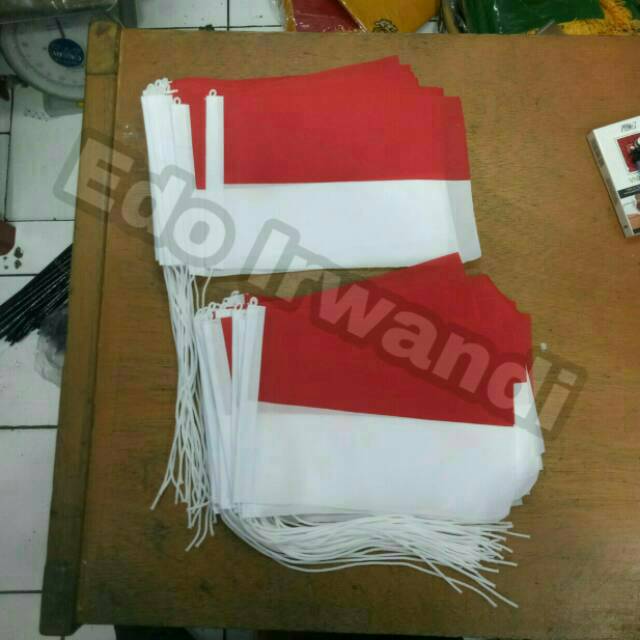 Bendera Indonesia Meja Bendera Negara Meja Bendera Kecil Kain Tanpa Tiang Ready Stock Berkualitas