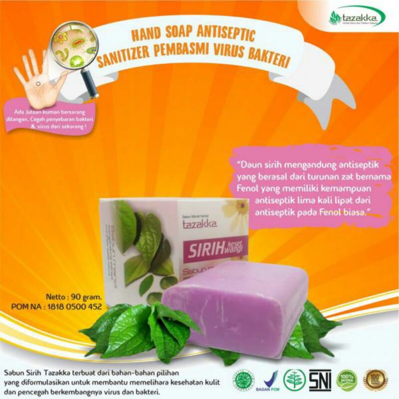 HAND SANITIZER SABUN CUCI TANGAN ANTISEPTIK HERBAL