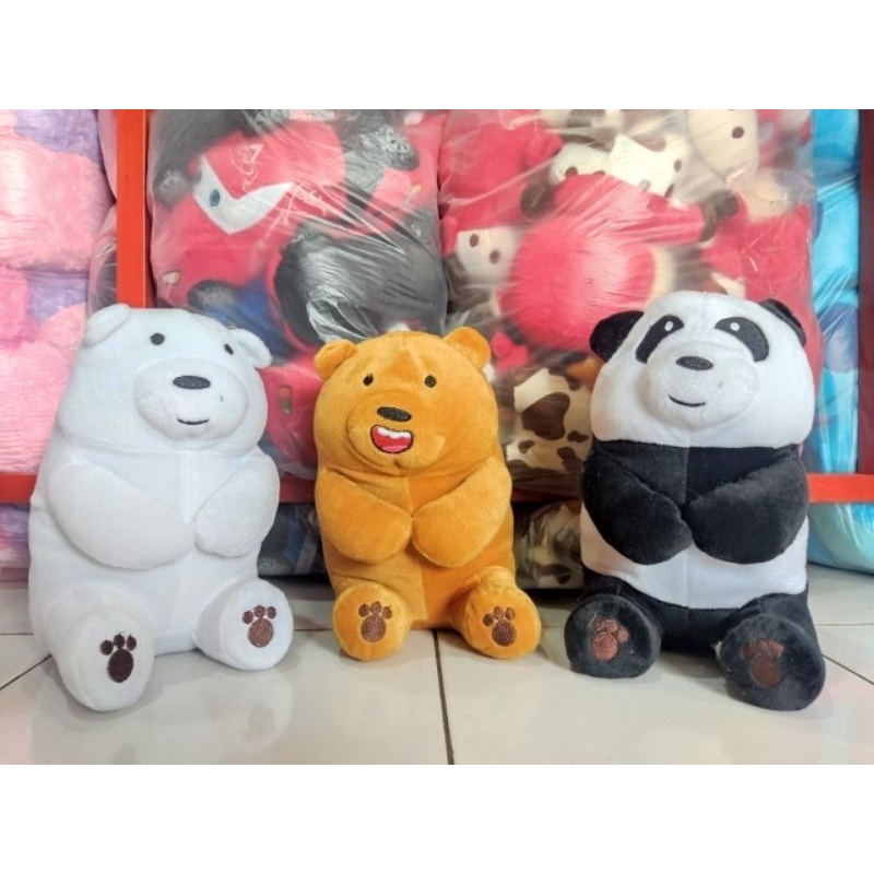 BONEKA MINISO we bare bears