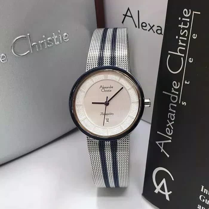 Jam Tangan Wanita Alexandre Christie Original New Model AC9344