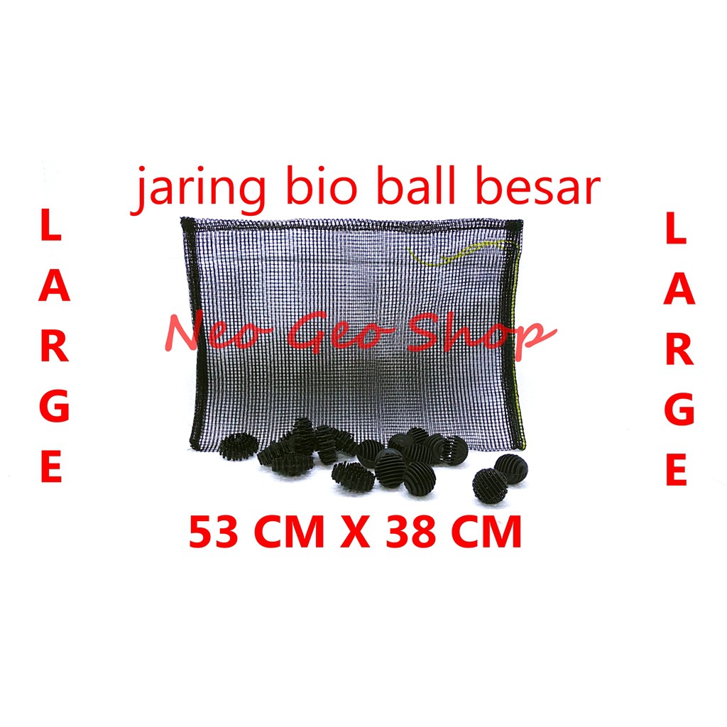 jaring net media bioball bio ball large besar sedang medium kecil small