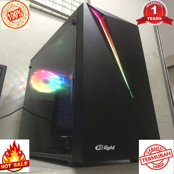 Terlaris PC Gaming intel i3 9100F (RX550 + Ram 8GB)