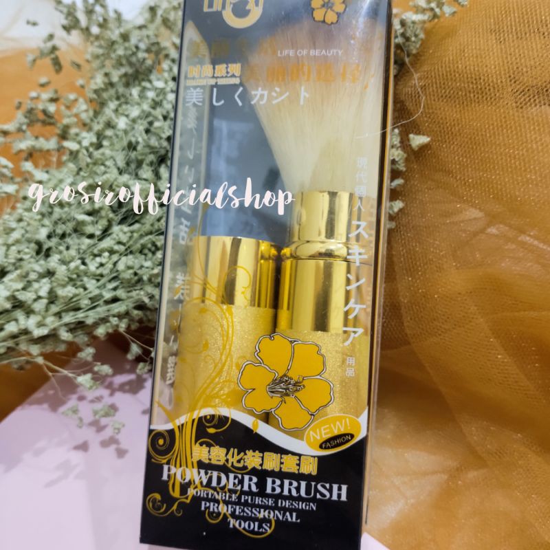 KUAS BLUSH ON TABUNG TUTUP LING ZI- POWDER BLUSH PROFRSSIONAL TOOLS FIRL