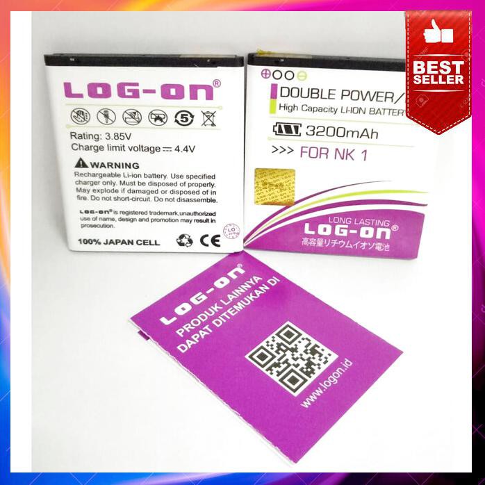 Acc Hp Baterai Nokia 1 New 2018 Model Bv 5V 3200Mah Double Power Log On