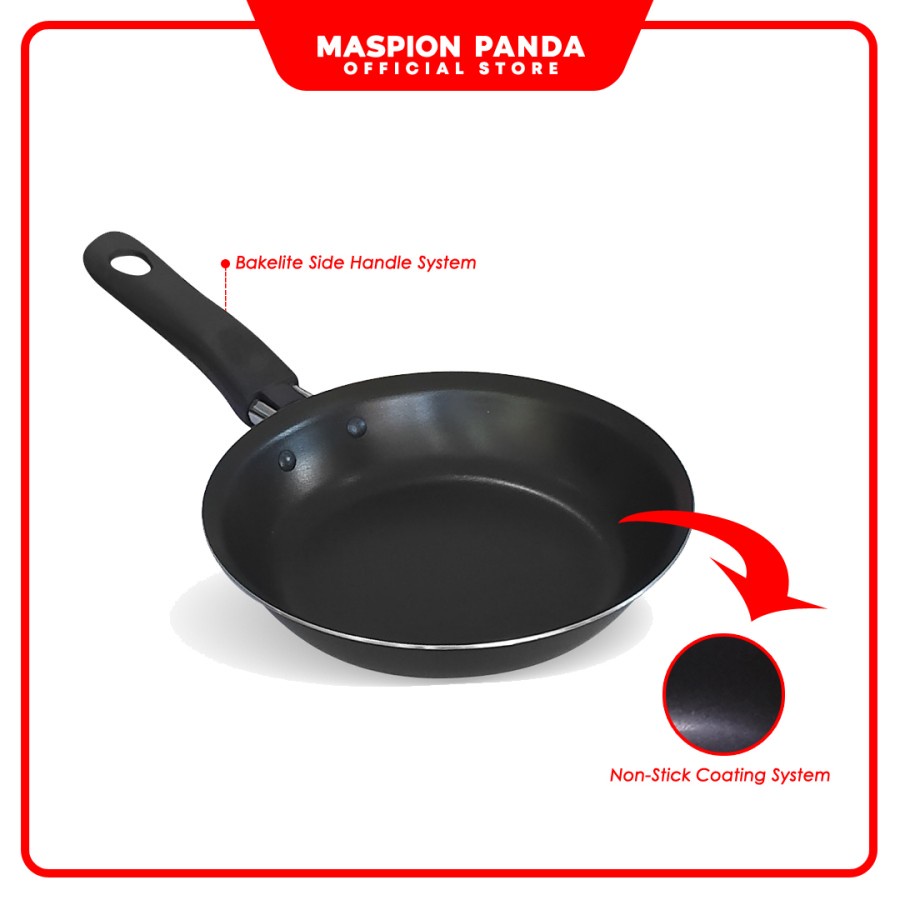 MASPION PRISMA FRYPAN FRY PAN 18 CM ALUMUNIUM ANTI LENGKET 18CM