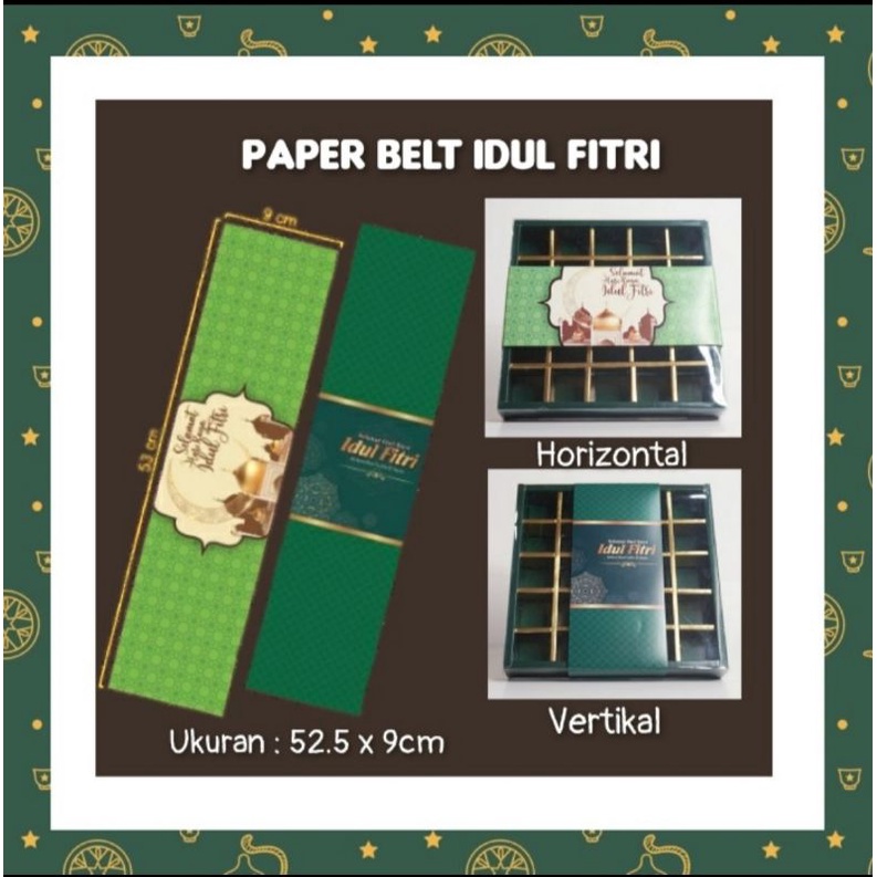 

Paper Belt Idul Fitri Paperbelt Lebaran Sabuk Sleeve