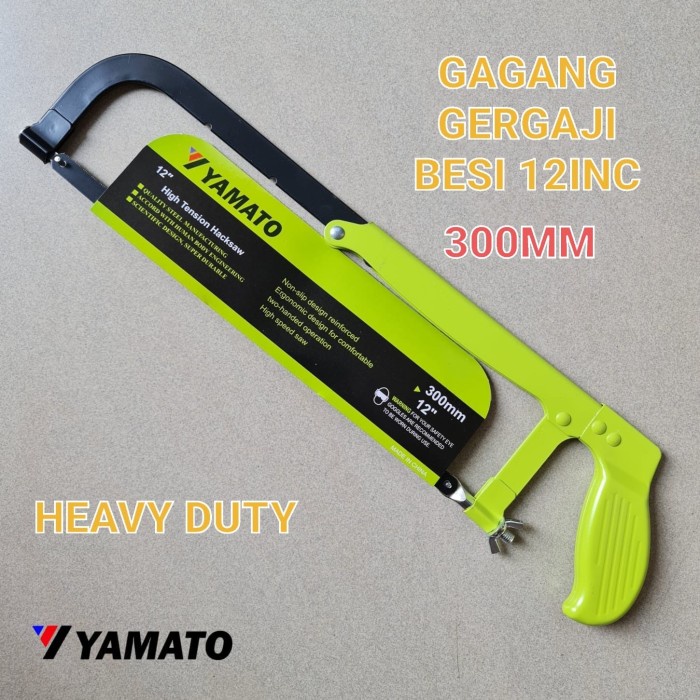 GAGANG GERGAJI BESI YAMATO HIJAU 12INCH 300MM HD