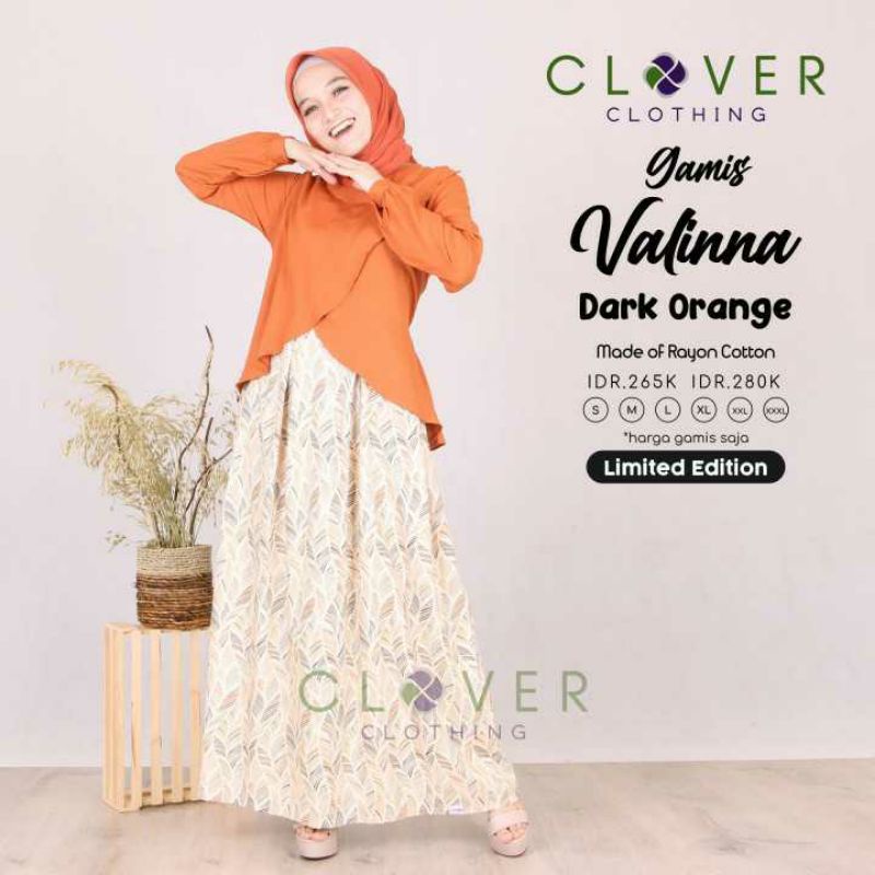 Gamis valinna by clover clothing original