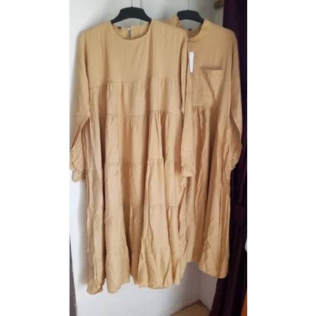 gamis midi rayon ld 110 pb 125