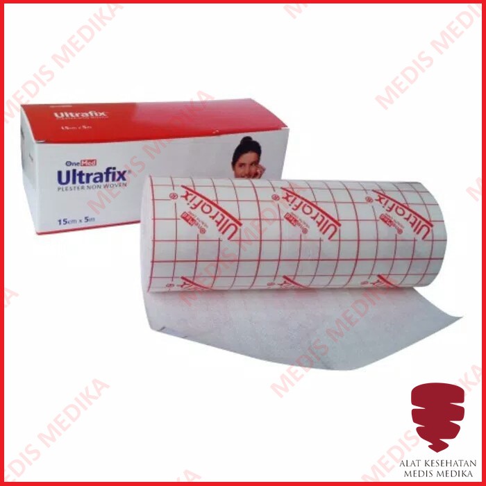 Ultrafix 20cm x 5m Onemed Plester Penutup Luka Alat Perlengkapan P3K Plaster Non Woven 20cmx5m 20 cm 5 m Roll