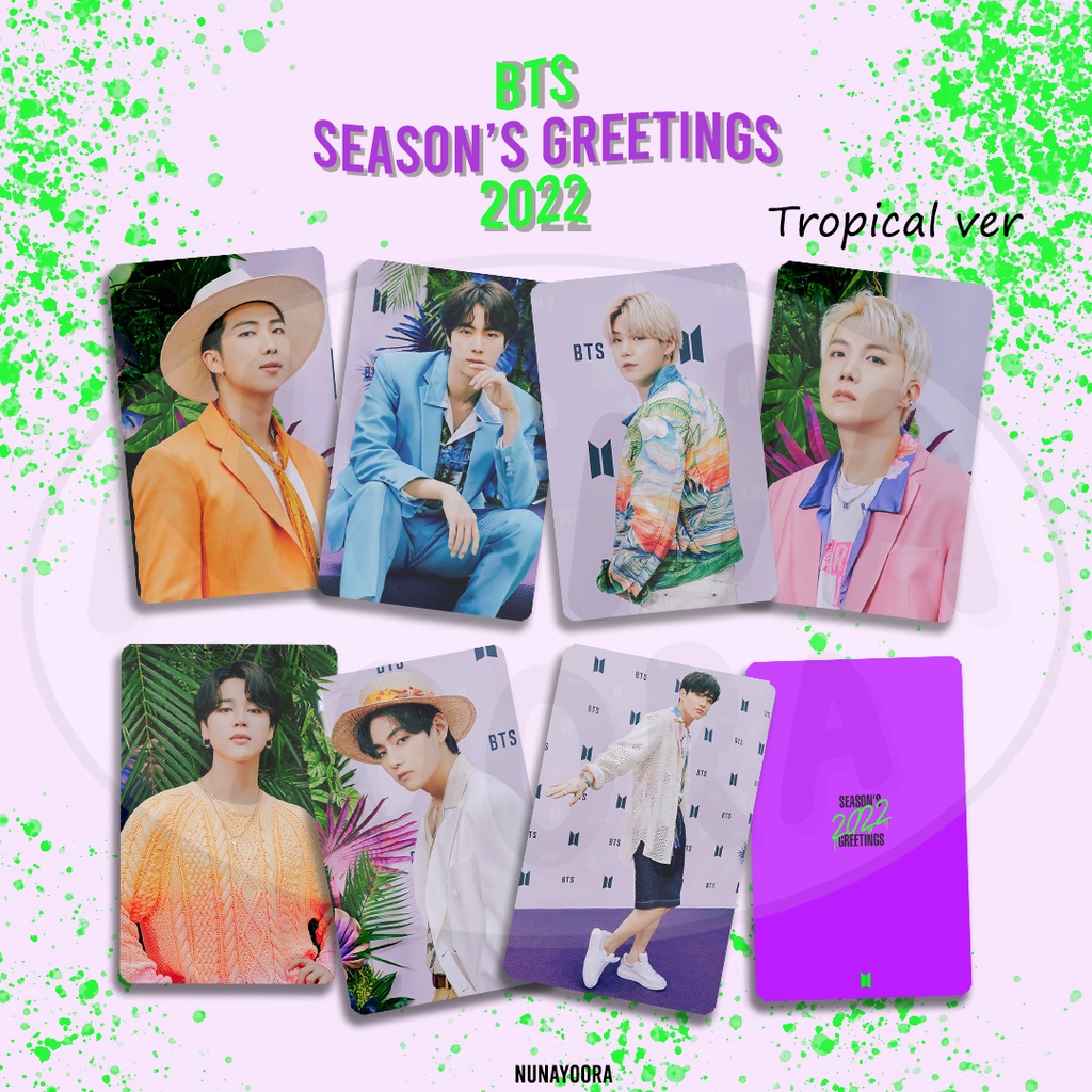 PHOTOCARD BTS SEASON'S GREETINGS 2022