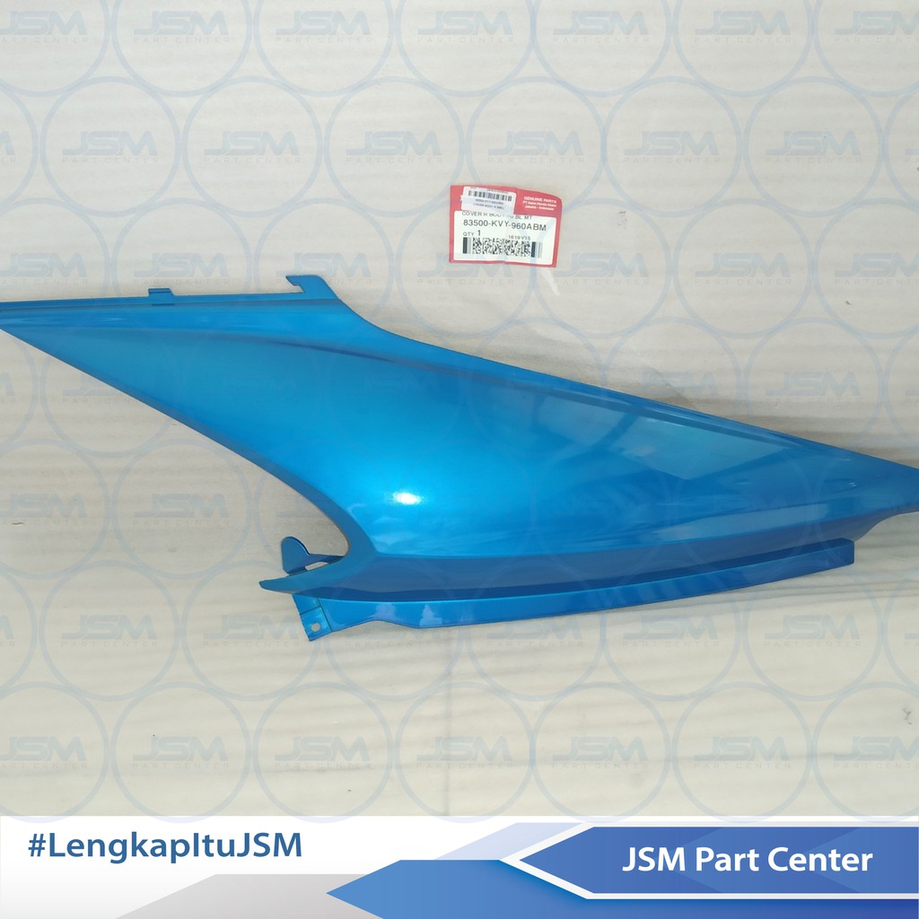 COVER BODY BEAT BIRU MUDA KANAN 83500-KVY-960ABM
