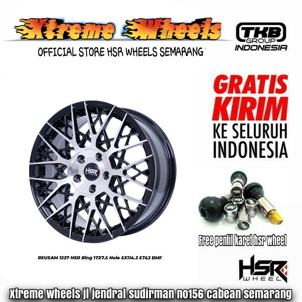 velg mobil ertiga terios rush xpander velg racing hsr REUSAM ring 17