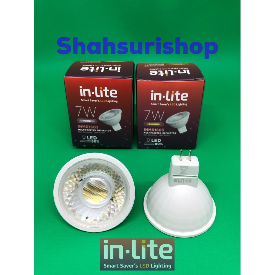 LAMPU MR16 MR 16 7W 7 W 7WATT INLITE IN-LITE LED INMR1603